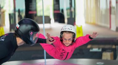 Nous avons testé le simulateur de chute libre chez Luxfly!