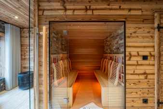 Appartement de luxe pour 4 personnes à Amel avec sauna, jacuzzi et terrasse privée