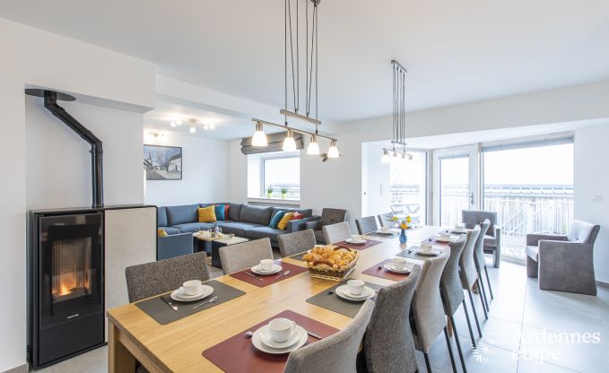 Maison de vacances � Ambl�ve pour 12 personnes en Ardenne