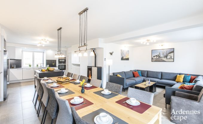 Maison de vacances � Ambl�ve pour 12 personnes en Ardenne
