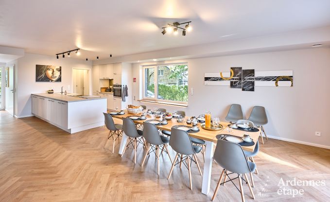 Maison de vacances moderne pour 10 personnes  Amel avec 4 chambres, 5 salles de bains, sauna, salle de fitness, salle de jeux et jardin priv