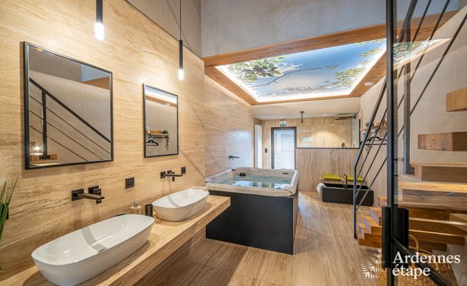 Maison de vacances luxueusement am�nag�e pour 2 avec installations de bien-�tre � Ambl�ve, Hautes Fagnes