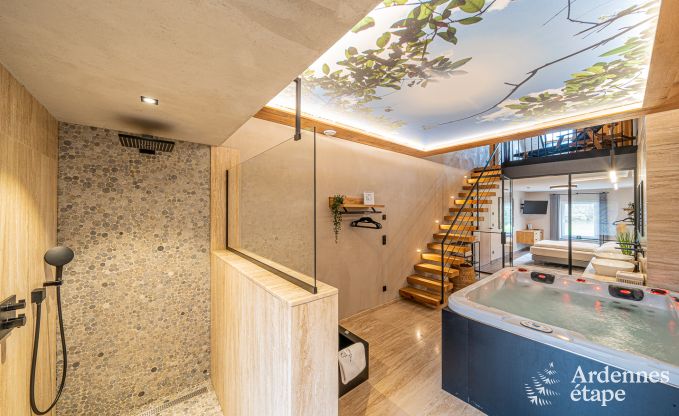 Maison de vacances luxueusement am�nag�e pour 2 avec installations de bien-�tre � Ambl�ve, Hautes Fagnes