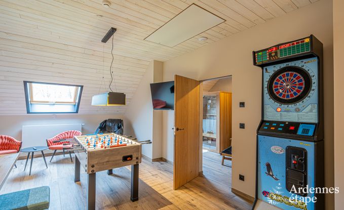 Maison de vacances luxueusement am�nag�e pour 2 avec installations de bien-�tre � Ambl�ve, Hautes Fagnes