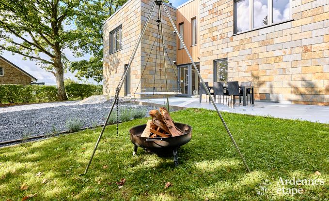 Maison de vacances moderne pour 10 personnes  Amel avec 4 chambres, 5 salles de bains, sauna, salle de fitness, salle de jeux et jardin priv