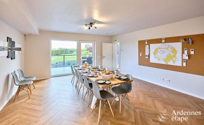 Maison de vacances moderne pour 10 personnes  Amel avec 4 chambres, 5 salles de bains, sauna, salle de fitness, salle de jeux et jardin priv