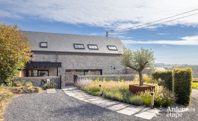 Maison de vacances authentique pour 6 personnes  Anhe avec sauna priv, terrasse couverte et intrieur de luxe