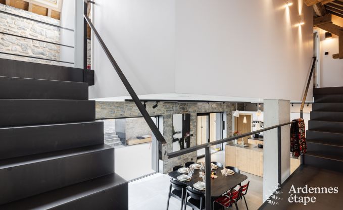 Maison de vacances authentique pour 6 personnes  Anhe avec sauna priv, terrasse couverte et intrieur de luxe