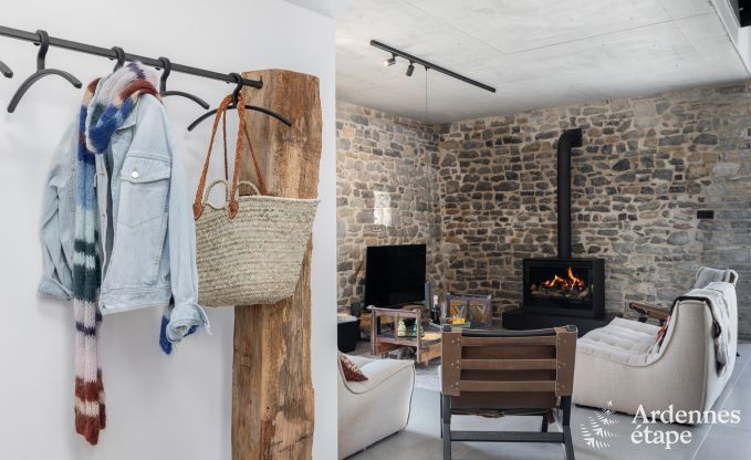 Maison de vacances authentique pour 6 personnes  Anhe avec sauna priv, terrasse couverte et intrieur de luxe