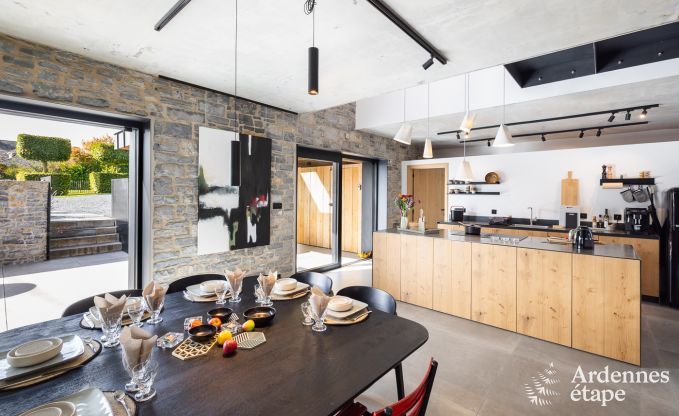 Maison de vacances authentique pour 6 personnes  Anhe avec sauna priv, terrasse couverte et intrieur de luxe