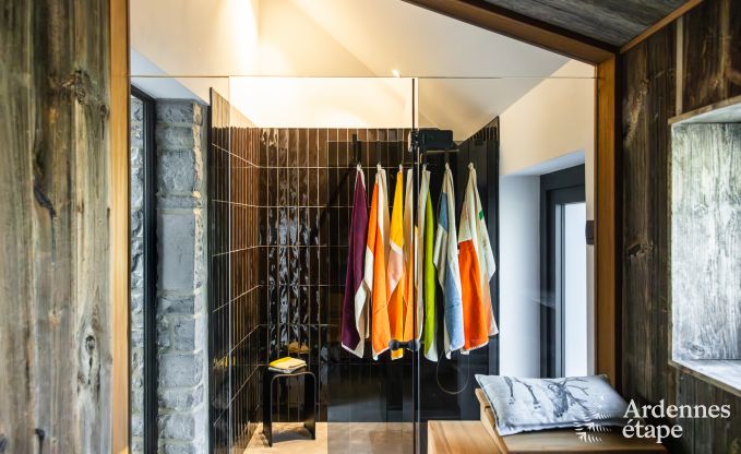 Maison de vacances authentique pour 6 personnes  Anhe avec sauna priv, terrasse couverte et intrieur de luxe