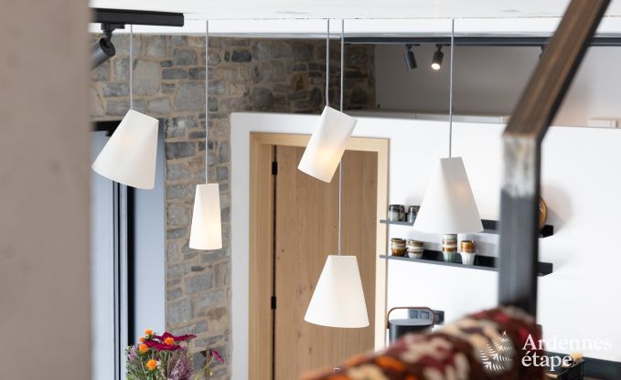 Maison de vacances authentique pour 6 personnes  Anhe avec sauna priv, terrasse couverte et intrieur de luxe