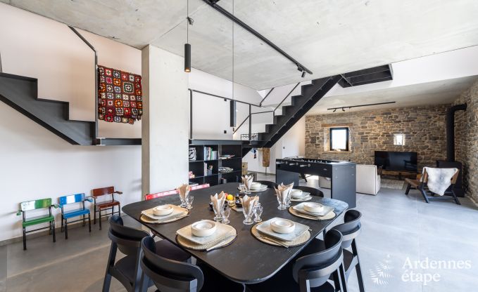 Maison de vacances authentique pour 6 personnes  Anhe avec sauna priv, terrasse couverte et intrieur de luxe