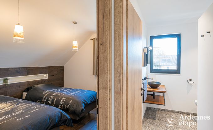 Chaleureuse cottage de plain-pied pour 4 personnes � Aubel avec 2 chambres, 2 salles de bains et jardin priv�