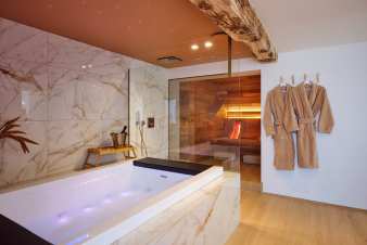 Maison de vacances unique avec jacuzzi et sauna pour 2 personnes à Aubel