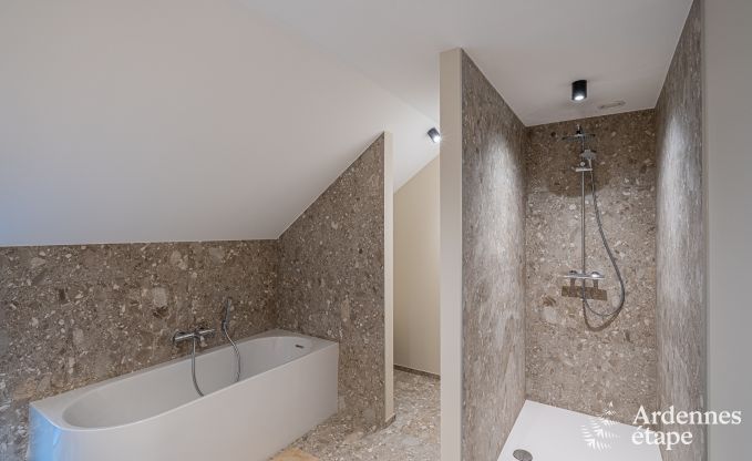 Grande maison de vacances  Aubel au bord de l'eau : idale pour 30 personnes avec piscine, billard et grands espaces