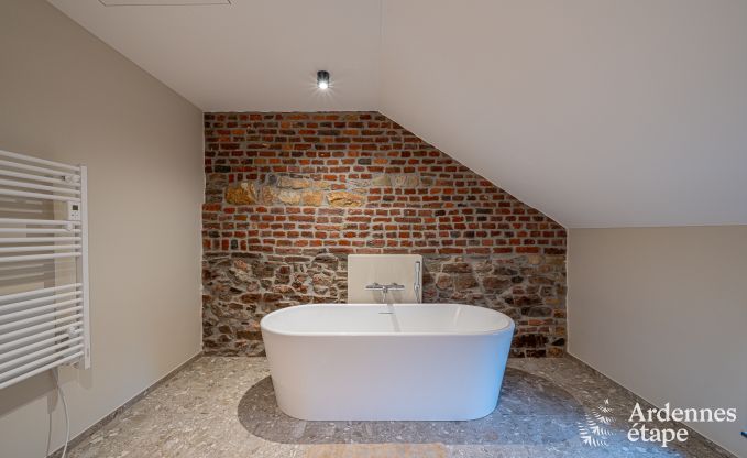 Grande maison de vacances  Aubel au bord de l'eau : idale pour 30 personnes avec piscine, billard et grands espaces