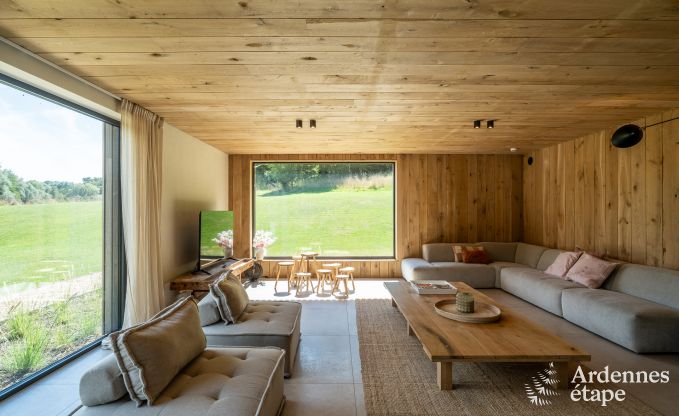 Grande maison de vacances au bord de l'eau � Aubel pour 21 personnes avec 9 chambres et salles de bains, piscine int�rieure et jardin priv�