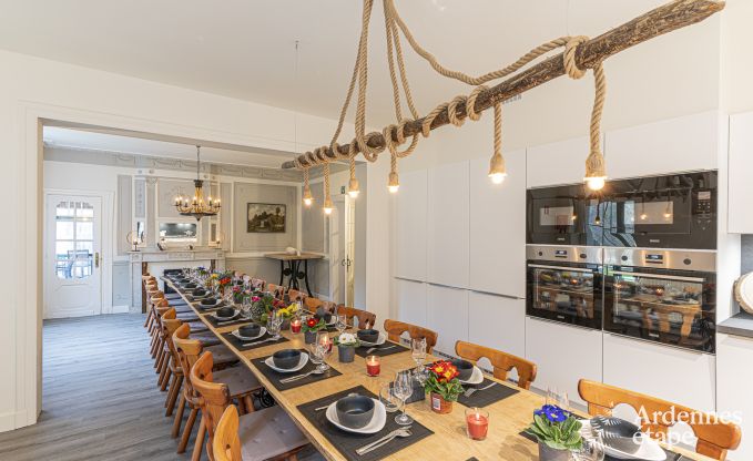 Gite de charme � Aywaille Remouchamps pour 21 personnes en Ardenne