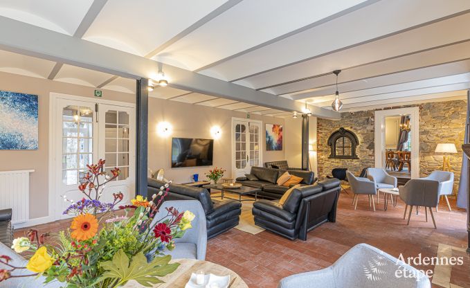 Gite de charme � Aywaille Remouchamps pour 21 personnes en Ardenne