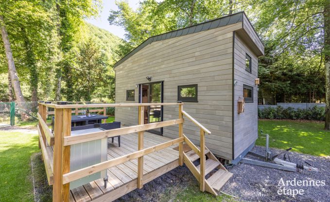 S�jour romantique � Aywaille : maison insolite en ardenne avec jardin priv�, terrasse et barbecue