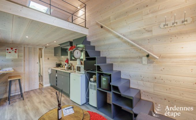 S�jour romantique � Aywaille : maison insolite en ardenne avec jardin priv�, terrasse et barbecue