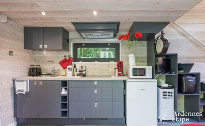 S�jour romantique � Aywaille : maison insolite en ardenne avec jardin priv�, terrasse et barbecue