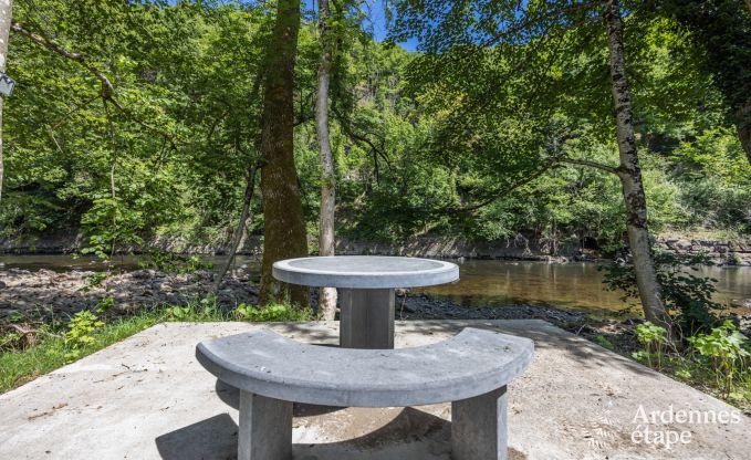 S�jour romantique � Aywaille : maison insolite en ardenne avec jardin priv�, terrasse et barbecue