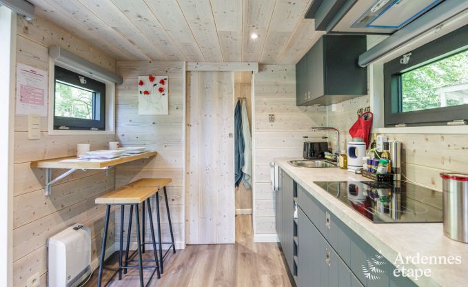 S�jour romantique � Aywaille : maison insolite en ardenne avec jardin priv�, terrasse et barbecue