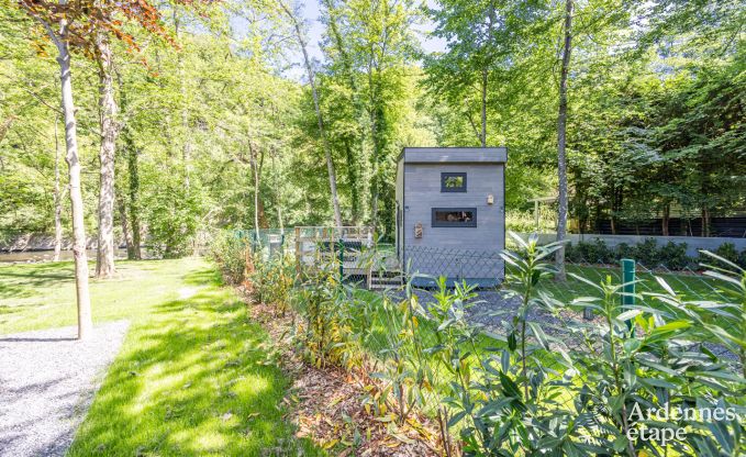 S�jour romantique � Aywaille : maison insolite en ardenne avec jardin priv�, terrasse et barbecue