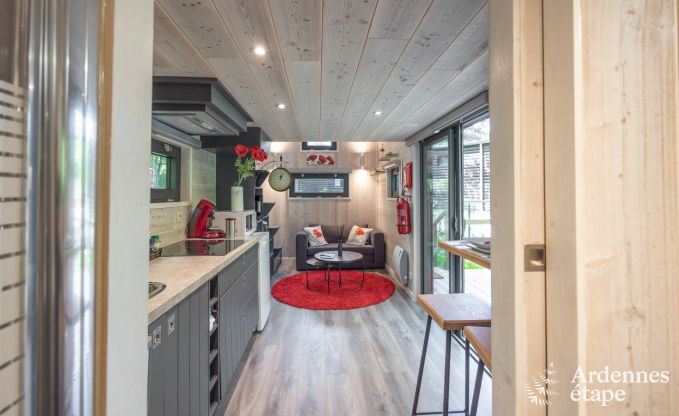 S�jour romantique � Aywaille : maison insolite en ardenne avec jardin priv�, terrasse et barbecue