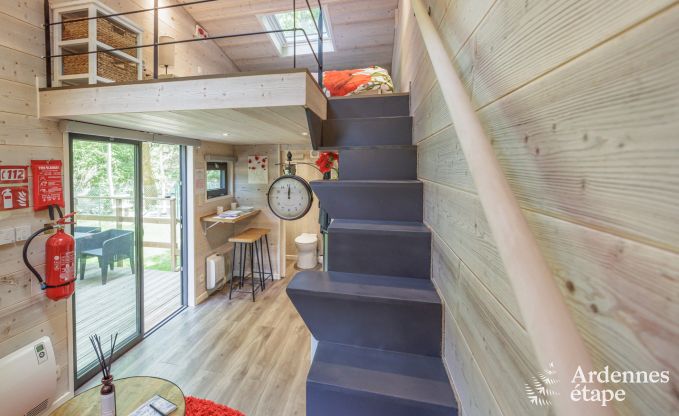 S�jour romantique � Aywaille : maison insolite en ardenne avec jardin priv�, terrasse et barbecue