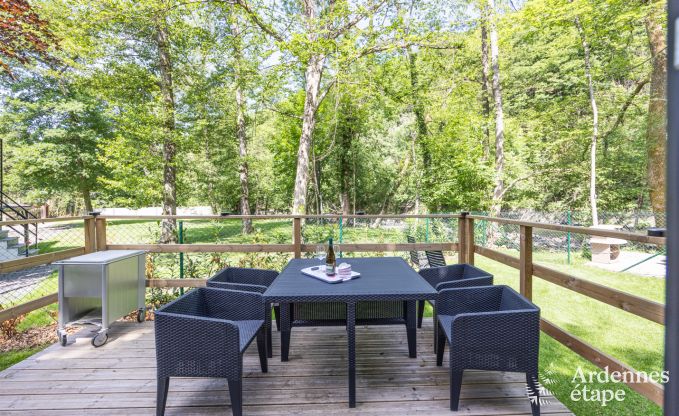 S�jour romantique � Aywaille : maison insolite en ardenne avec jardin priv�, terrasse et barbecue