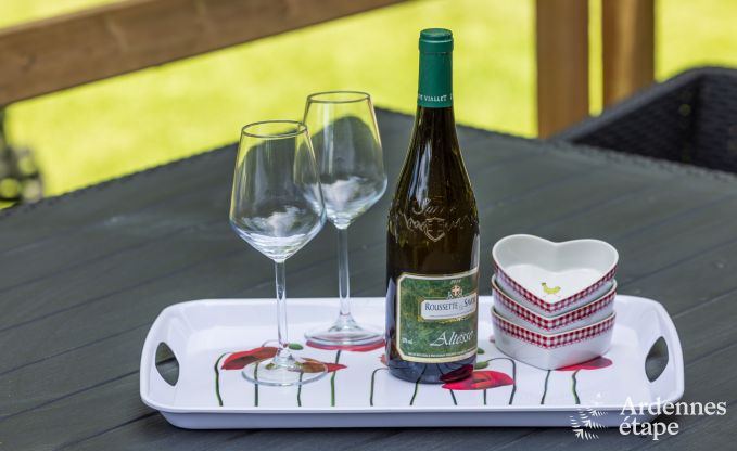 S�jour romantique � Aywaille : maison insolite en ardenne avec jardin priv�, terrasse et barbecue