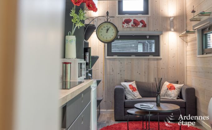 S�jour romantique � Aywaille : maison insolite en ardenne avec jardin priv�, terrasse et barbecue