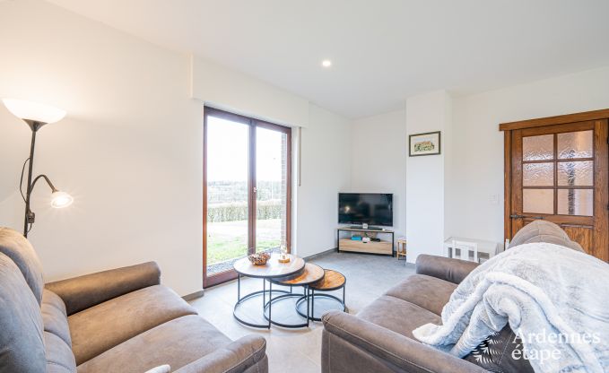 Charmante maison de vacances � Aywaille pour 2 couples avec salles de bain priv�es, cabine infrarouge et grand jardin