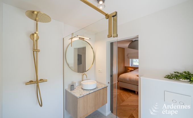 Maison de vacances luxueuse  Baillonville pour 6 personnes avec wellness et piscine chauffe