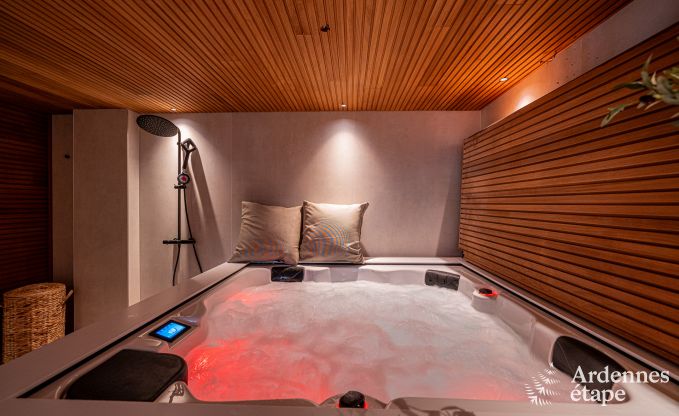 Maison de vacances luxueuse  Baillonville pour 6 personnes avec wellness et piscine chauffe