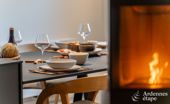 Maison de vacances luxueuse  Baillonville pour 6 personnes avec wellness et piscine chauffe