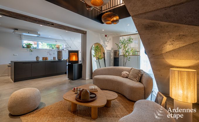 Maison de vacances luxueuse  Baillonville pour 6 personnes avec wellness et piscine chauffe