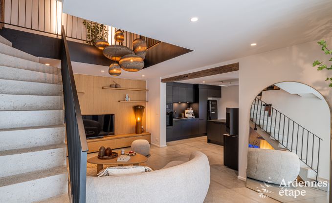 Maison de vacances luxueuse  Baillonville pour 6 personnes avec wellness et piscine chauffe