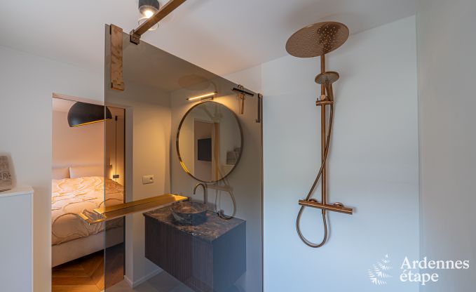 Maison de vacances luxueuse  Baillonville pour 6 personnes avec wellness et piscine chauffe