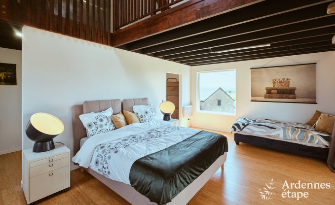 Grande villa pour 9 personnes  Baillonville avec piscine intrieure et jacuzzi