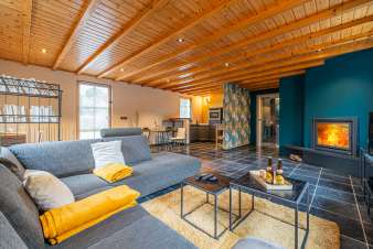 Cottage romantique pour 2 à Bastogne, Ardenne : luxe avec entre autres sauna