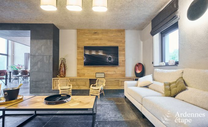 Maison de vacances � Bastogne : maison de vacances authentique pour 16 personnes avec des �quipements modernes en Ardenne