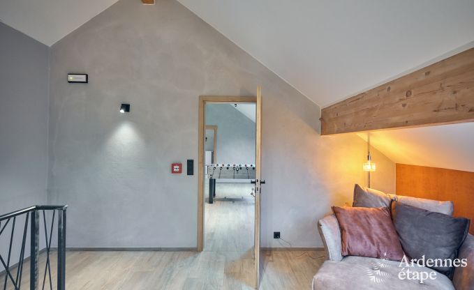 Maison de vacances � Bastogne : maison de vacances authentique pour 16 personnes avec des �quipements modernes en Ardenne