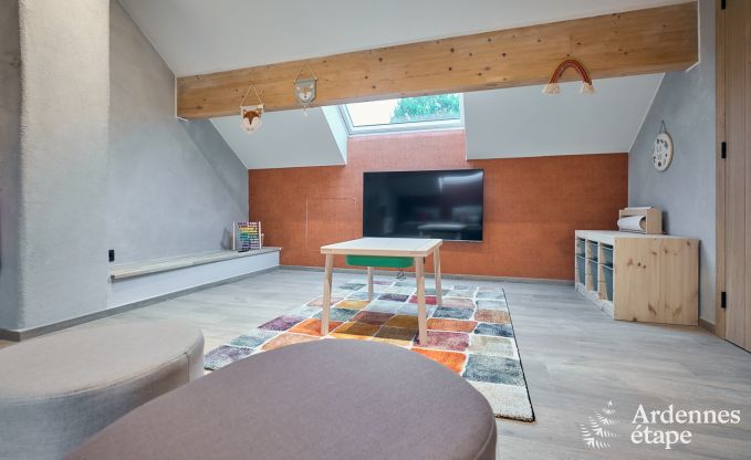 Maison de vacances � Bastogne : maison de vacances authentique pour 16 personnes avec des �quipements modernes en Ardenne