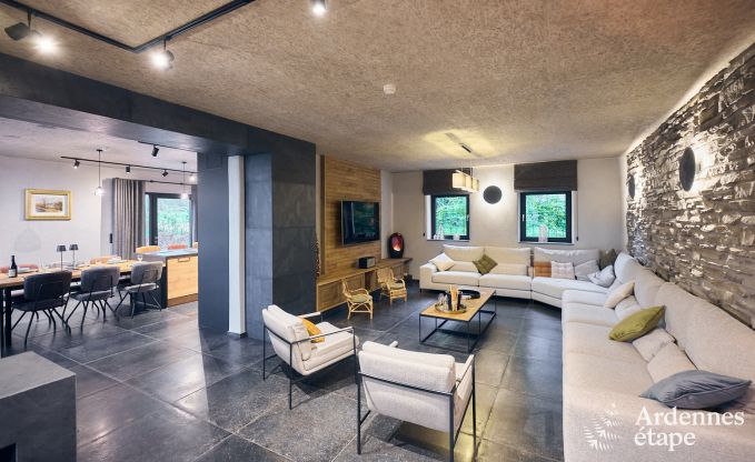 Maison de vacances � Bastogne : maison de vacances authentique pour 16 personnes avec des �quipements modernes en Ardenne