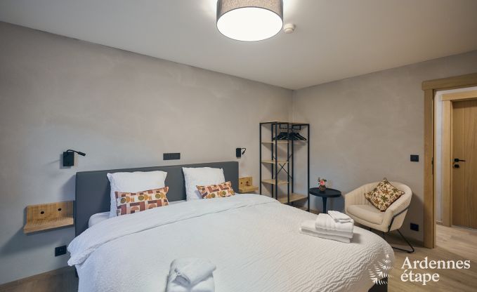 Maison de vacances � Bastogne : maison de vacances authentique pour 16 personnes avec des �quipements modernes en Ardenne