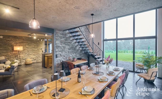 Maison de vacances � Bastogne : maison de vacances authentique pour 16 personnes avec des �quipements modernes en Ardenne
